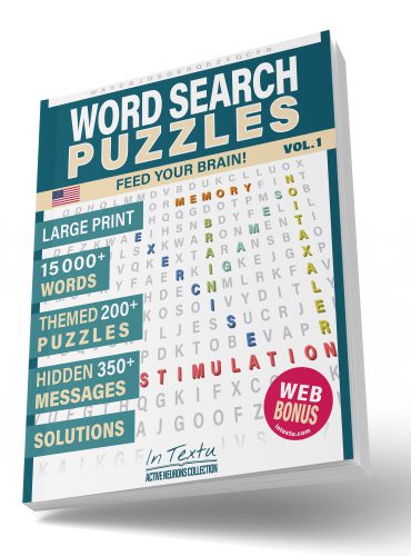 book with word search puzzles