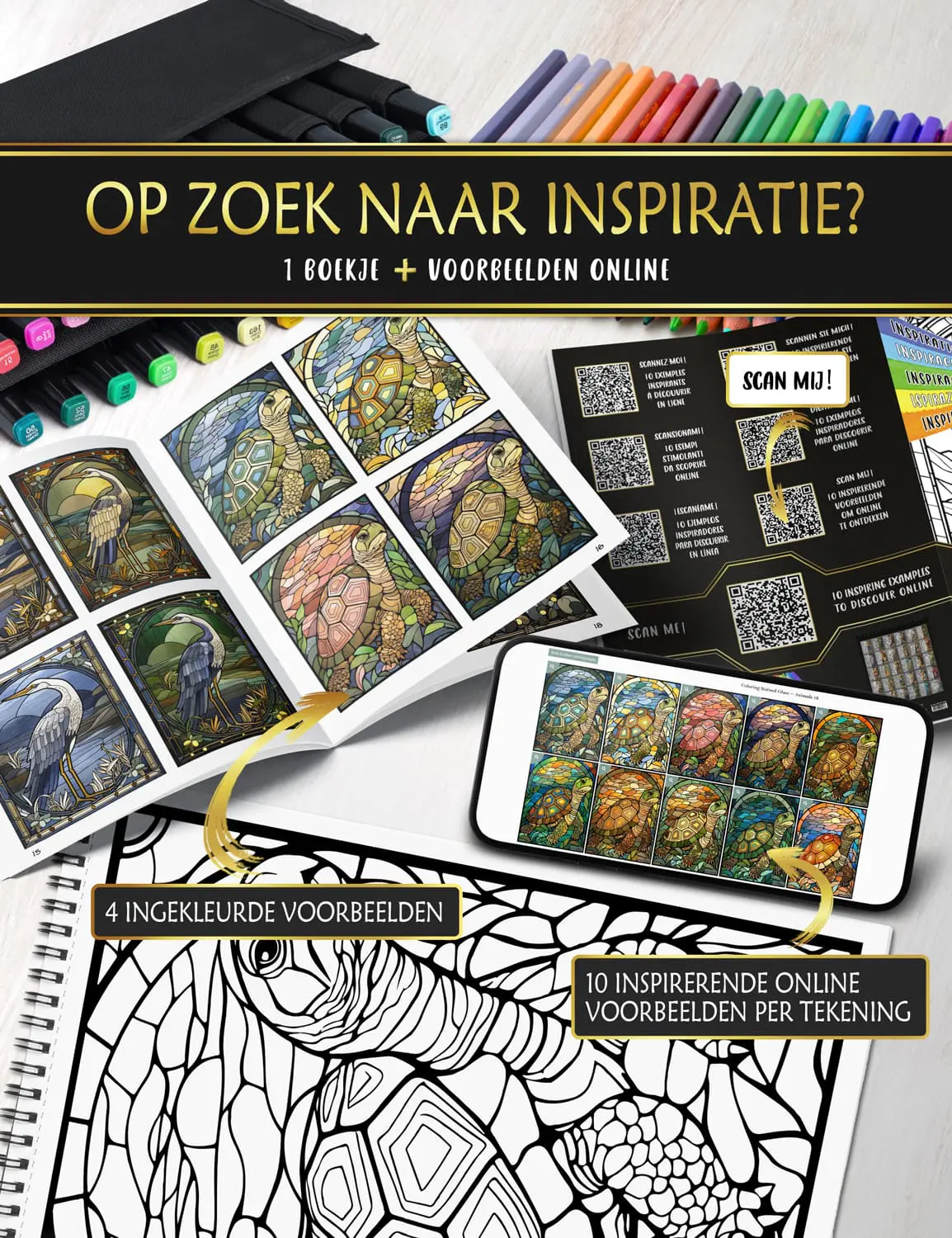 Ontdek online voorbeelden en kleurencombinaties om inspiratie op te doen voor je kleurmomenten.