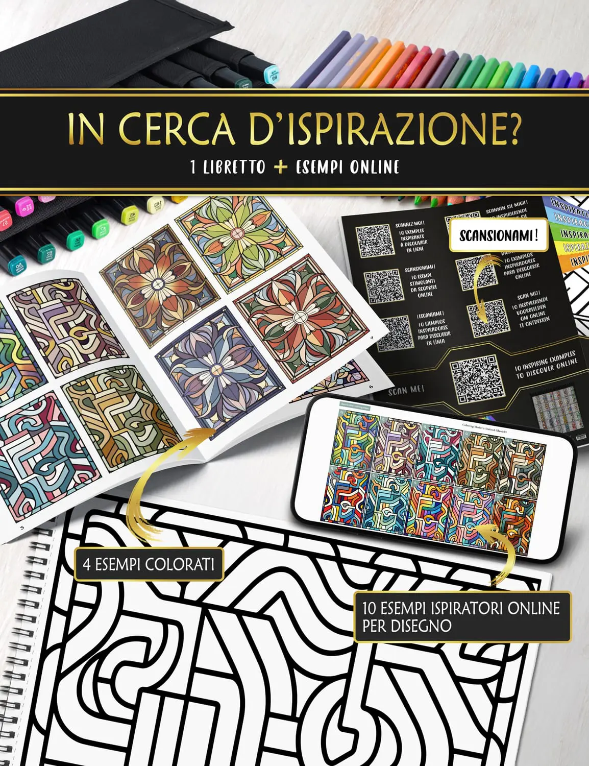 Scopri online esempi e armonie di colore per ispirarti nei tuoi momenti creativi.