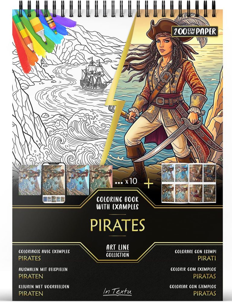 Livre de coloriage pour adultes avec 30 dessins originaux à colorier pour la détente, la créativité et le bien-être.